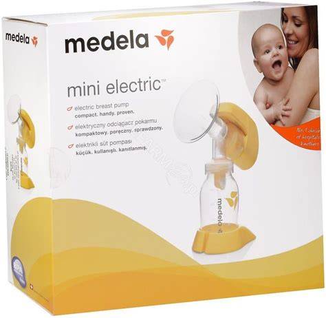 Obrázek s modelem Medela Mini Electric a jeho díly