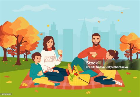 Rodina Býků relaxující v přírodě