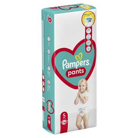 Hebký a prodyšný materiál plenek Pampers Pants.