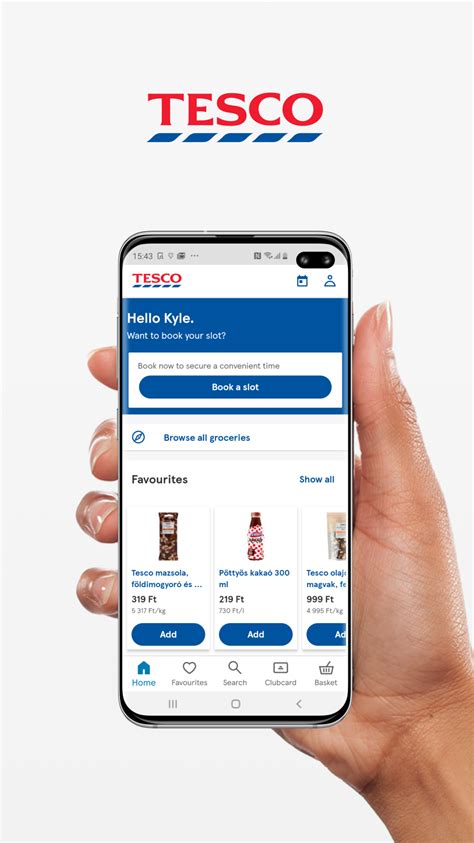 screenshot z webu Tesco Online nákupy s kategorií dětské výživy