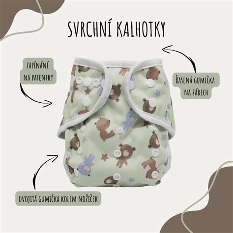Schéma ukazující, jak patentky na látkové plence Lillybe umožňují nastavení velikosti pro rostoucí dítě.