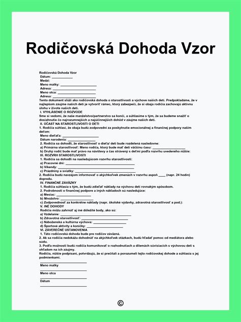 Schéma právních složek rodičovské odpovědnosti