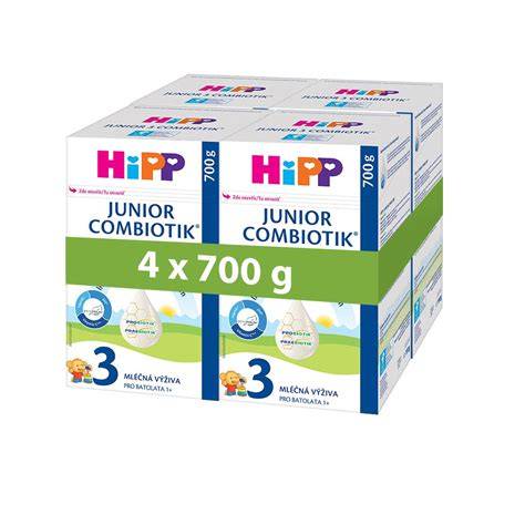 Tabulka: Složení HiPP 3 JUNIOR Combiotik a doplňky