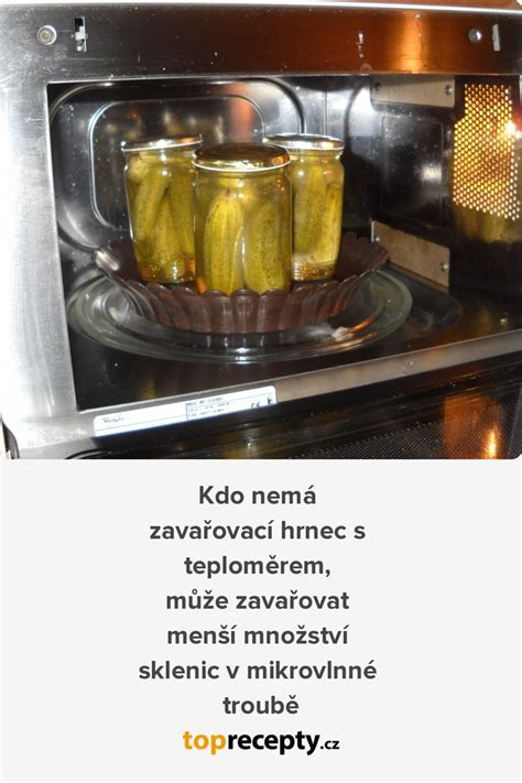 Schéma sterilizace v mikrovlnné troubě krok za krokem