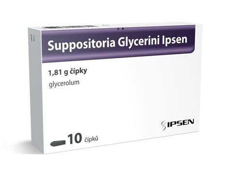 ilustrace zobrazující doporučené skladování glycerinových čípků