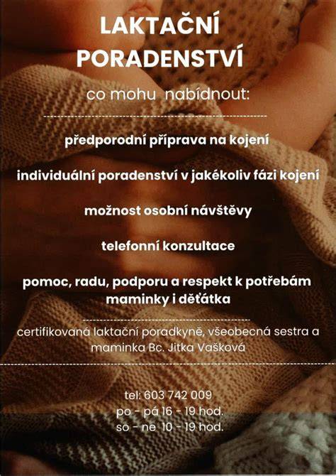Infografika - Laktační poradenství a služby