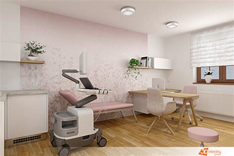 interiér moderně vybavené gynekologické ordinace