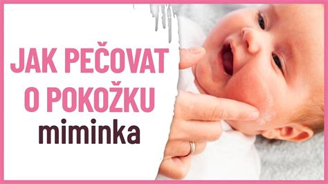 Infografika připomínající správné kroky péče o suchou pokožku miminka