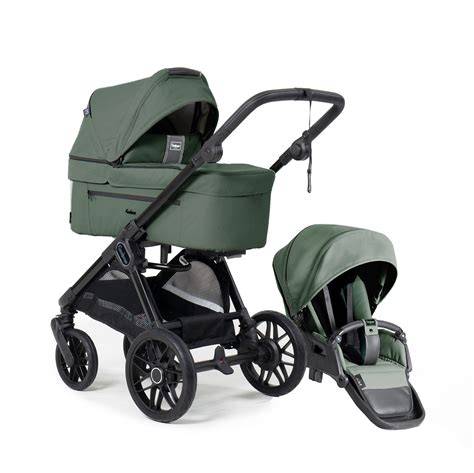 Emmaljunga NXT90F - zelený „Green“ kočárek Olive