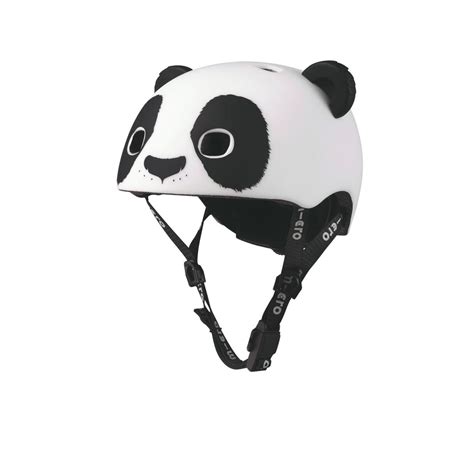 Dětská helma Micro 3D Panda s 3D oušky