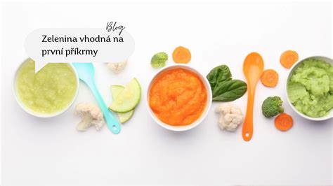 barevná koláž různých druhů zeleniny vhodné pro první příkrmy