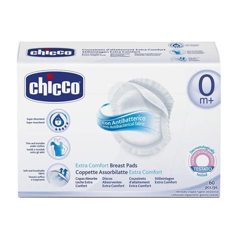 Detailní pohled na antibakteriální vložku do podprsenky Chicco s naznačenou absorpcí