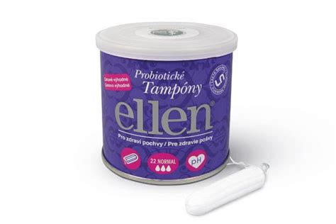 infografika zobrazující složení a způsob aplikace probiotických tamponů Ellen