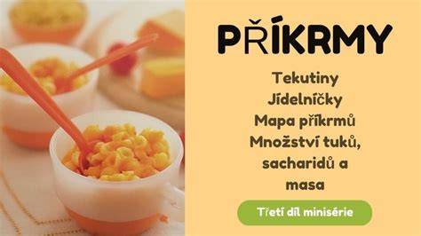 Graf: Postup zavádění příkrmů podle věku a reakce dítěte