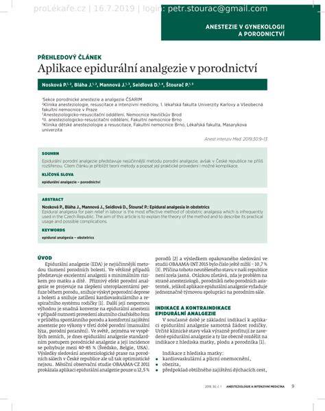 Infografika: Dělení fází porodu a epidurální analgezie