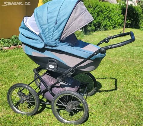 Schéma rozměrů hluboké korby kočárku Firkon Sorano