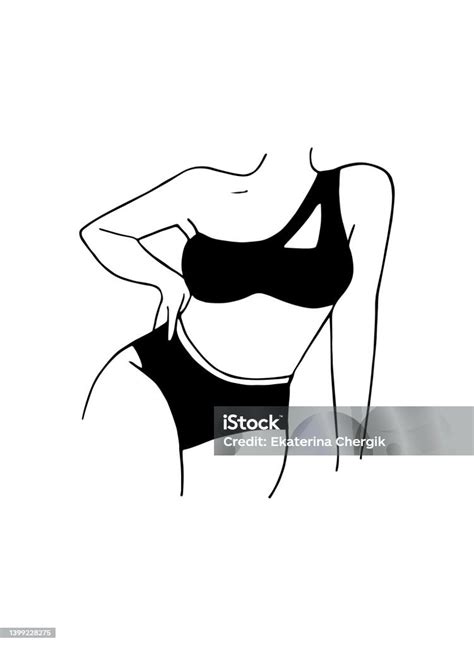 ilustrace těhotné ženy v pohodlném spodním prádle
