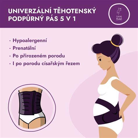 těhotenský podpůrný pás