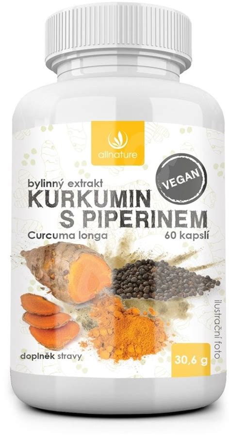Infografika: Kurkuminoidy, kurkumin a vstřebávání s piperinem