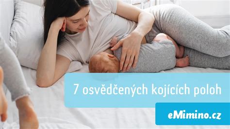 Ilustrace správné polohy při kojení pro matky s epilepsií