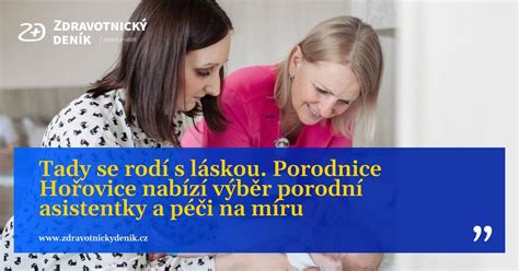 Ilustrace porodní asistentky poskytující péči v domácnosti