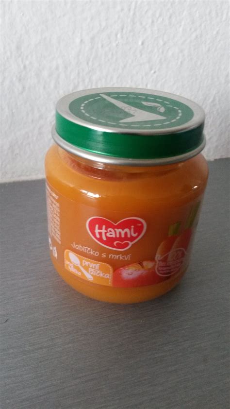 Obal sterilovaného ovocného příkrmu Hami