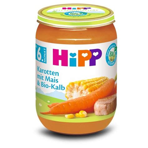 Grafické znázornění nutričních hodnot HiPP mrkvové přesnídávky