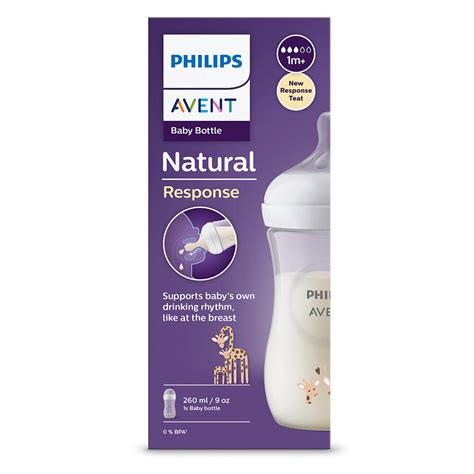 Obrázek kojenecké lahve Philips Avent Natural Response s antikolikovým ventilem