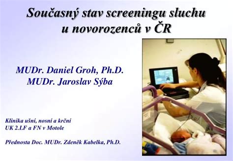 Schéma novorozeneckého screeningu
