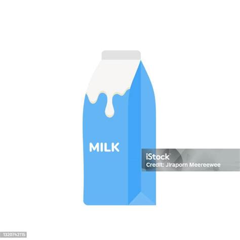 Ilustrace mléka v igelitovém sáčku se speciálním držákem