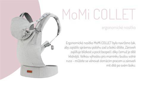 Ergonomické nosítko 4v1 - MoMi Collet a jeho nastavitelné prvky