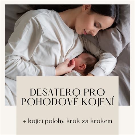 různé polohy pro kojení