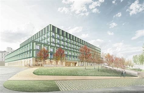 Architektonická vizualizace Thomayerovy nemocnice